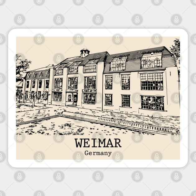 Weimar - Germany Magnet by Lakeric